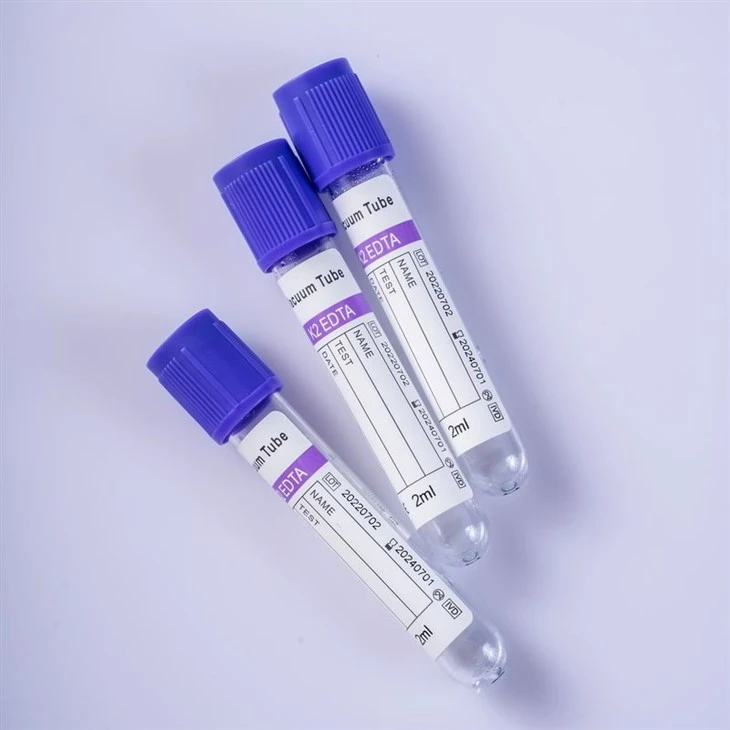 EDTA K2/K3 Vacuum Blood Collection Tube PET Or Glass